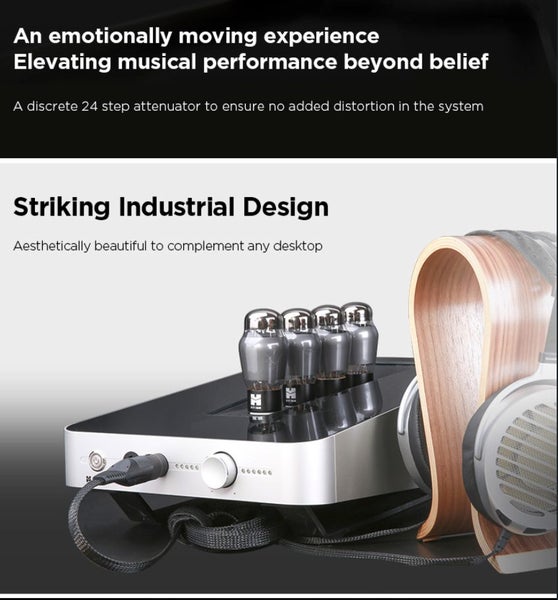 HIFIMAN SHANGRI-LA jr Heaphone and Amplifier system electrostatic Brand New - GreshamTech