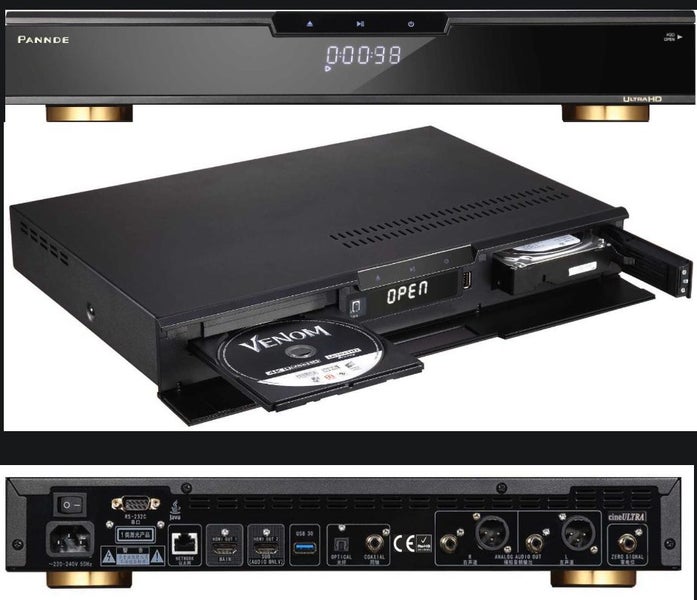 PANNDE PD-UHD670X 4K UHD HDD Media Player 8TB Brand New ( upgradable to 22TB - GreshamTech