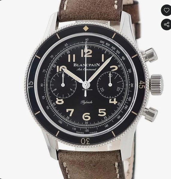 Blancpain Air Command Watches AC01-1130-63A Air Command Flyback Watch Like New - GreshamTech