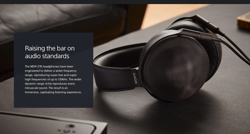 SONY MDR-Z1R Signature Hi-Res Over-Ear Headphones Wired Brand New - GreshamTech