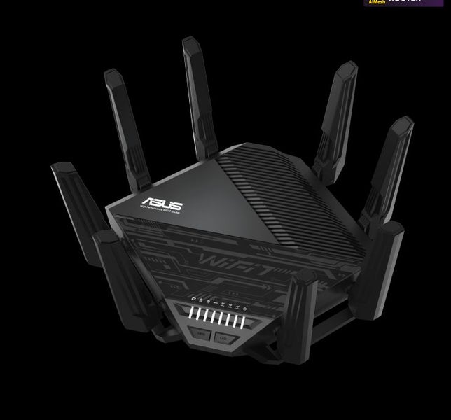Asus RT BE96U WiFi 7 Router BE19000 320MHz bandwidth & 4096-QAM Brand New - GreshamTech