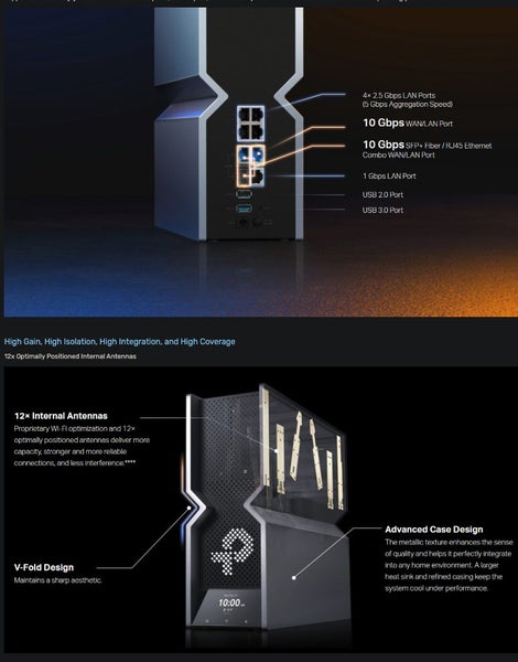 TP-Link Archer BE900 (BE24000) Quad-Band WiFi 7 Router Brand New - GreshamTech