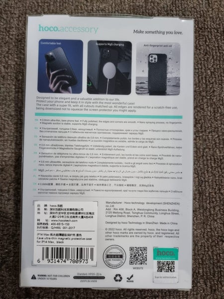 iPhone 14 Plus Case Carbon Fibre Look (Plastic) (0268) - GreshamTech