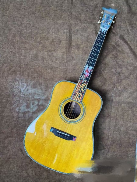 Gresham Martin D45 Fire & Ice Replica Guitar Brand New ( Brand :Gresham D45) - GreshamTech