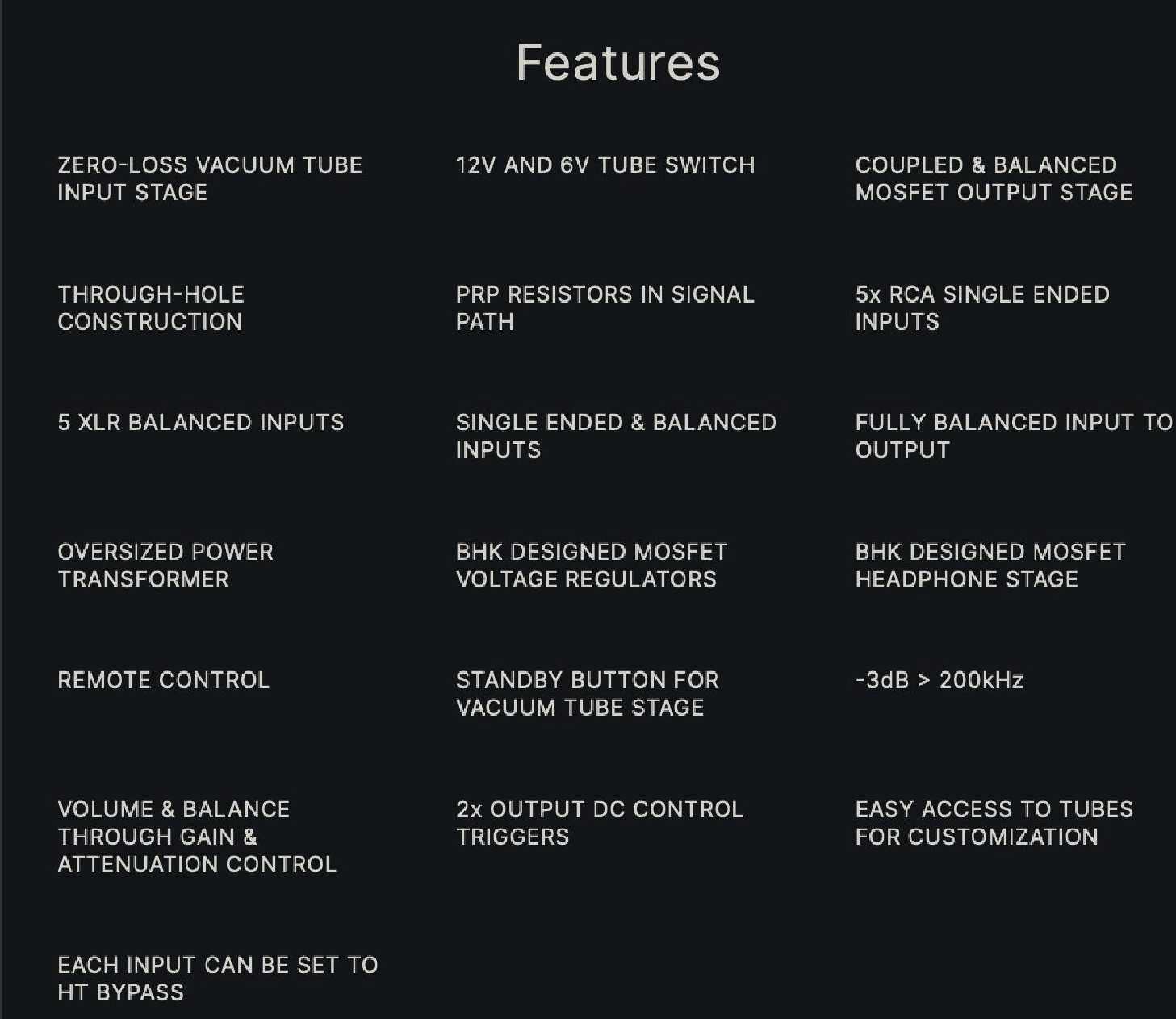PS Audio BHK Signature Preamplifier Pre-Amp Amplifier AMP Like New - GreshamTech