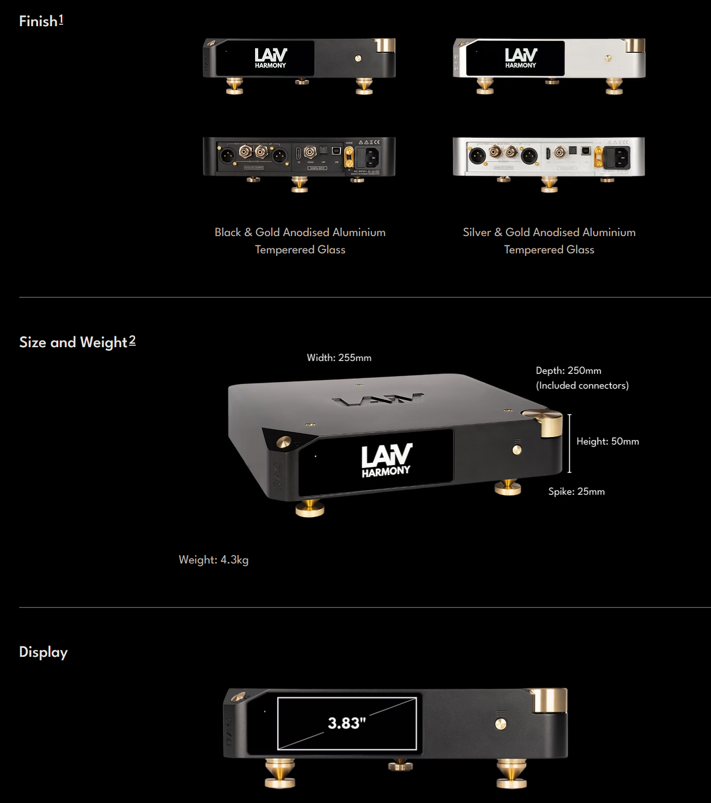 HARMONY DAC DAP Amplifier Brand New - GreshamTech