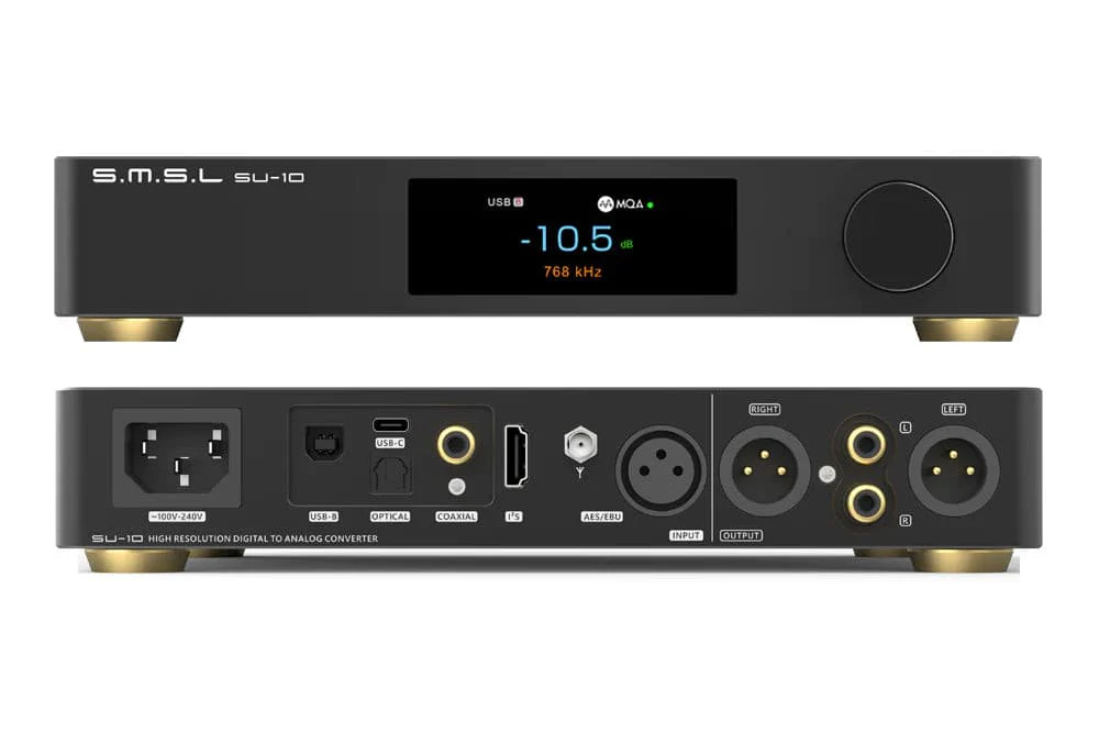 S.M.S.L SU10 Dual ES9038PRO Digital to Analog Convertor (DAC) - GreshamTech