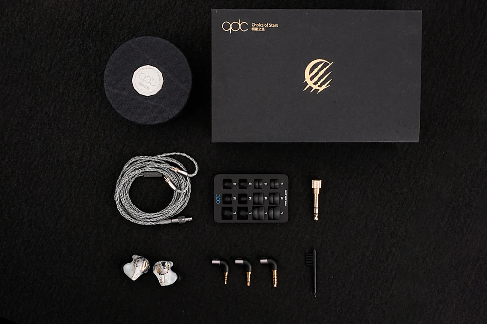 QDC x Aiuto White Tiger II 6BA+2EST In-Ear Headphone - GreshamTech
