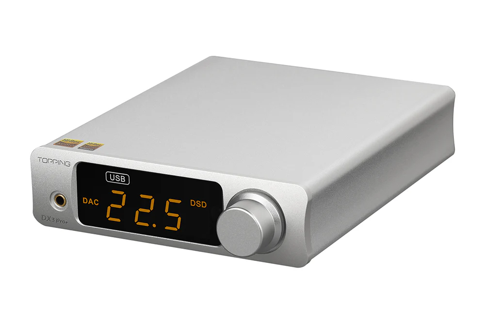 TOPPING DX3 Pro+ ES9038Q2M Desktop DAC & Headphone Amplifier - GreshamTech
