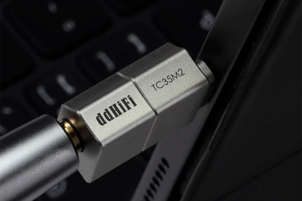 DD TC35M2 ES9603Q USB-C to 3.5mm Adapter - GreshamTech