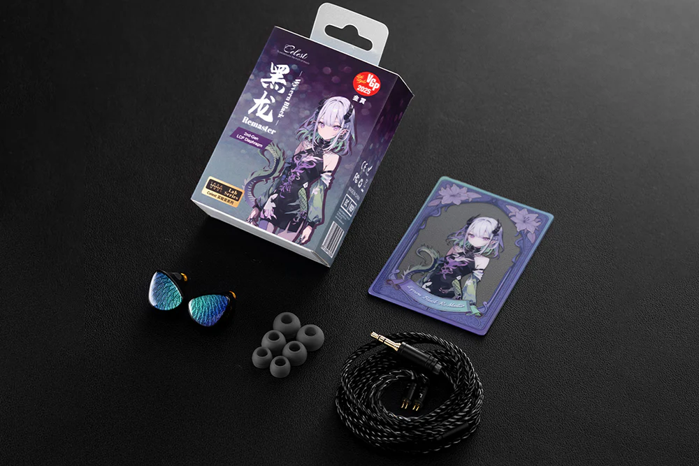 KINERA CELEST Wyvern Black Remaster 10mm Dynamic Driver In-ear Headphone - GreshamTech