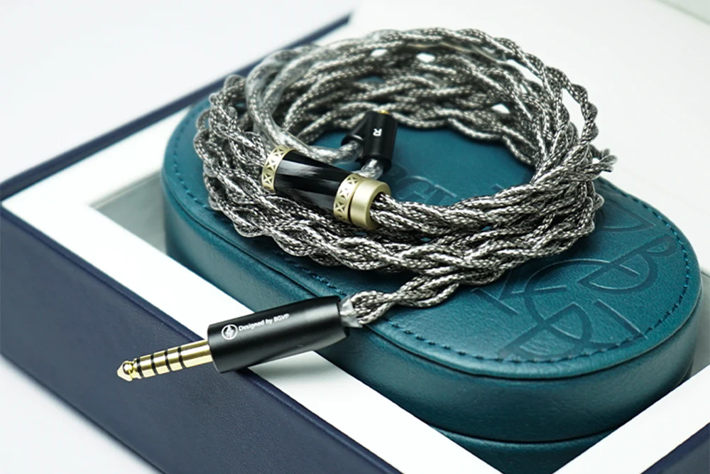 BGVP Gray Rose Headphone Upgrade Cable - GreshamTech