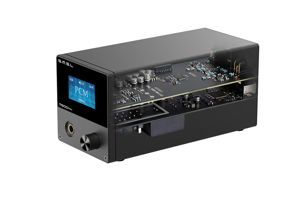 S.M.S.L M500 MKII ES9038PRO Desktop DAC & Headphone Amplifier - GreshamTech