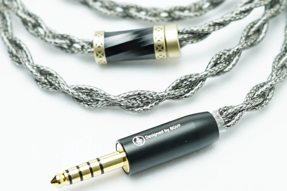 BGVP Gray Rose Headphone Upgrade Cable - GreshamTech