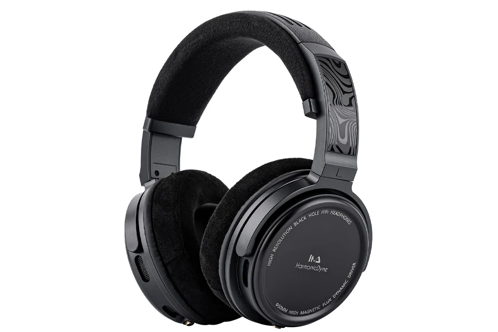 HarmonicDyne Black Hole 50mm Dynamic Driver Over-ear Headphone - GreshamTech