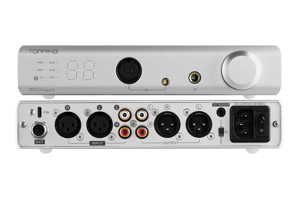 TOPPING A90 Discrete Headphone Amplifier - GreshamTech