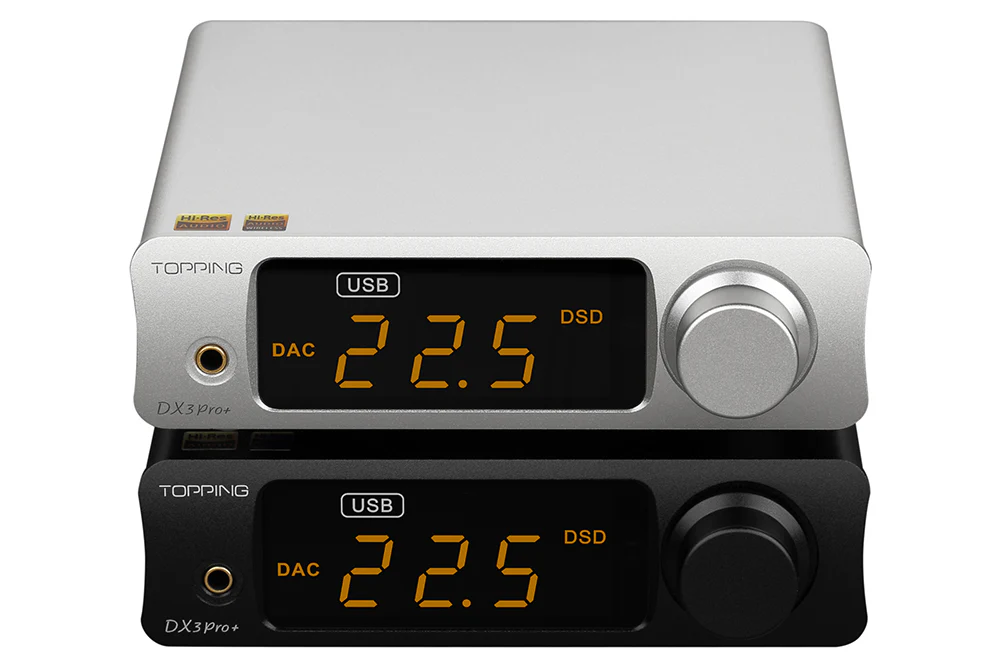 TOPPING DX3 Pro+ ES9038Q2M Desktop DAC & Headphone Amplifier - GreshamTech