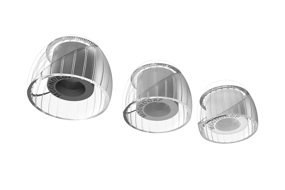 MOONDROP SPRING TIPS Silicone Eartips - GreshamTech