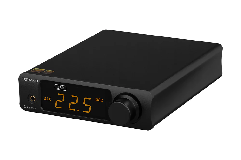TOPPING DX3 Pro+ ES9038Q2M Desktop DAC & Headphone Amplifier - GreshamTech