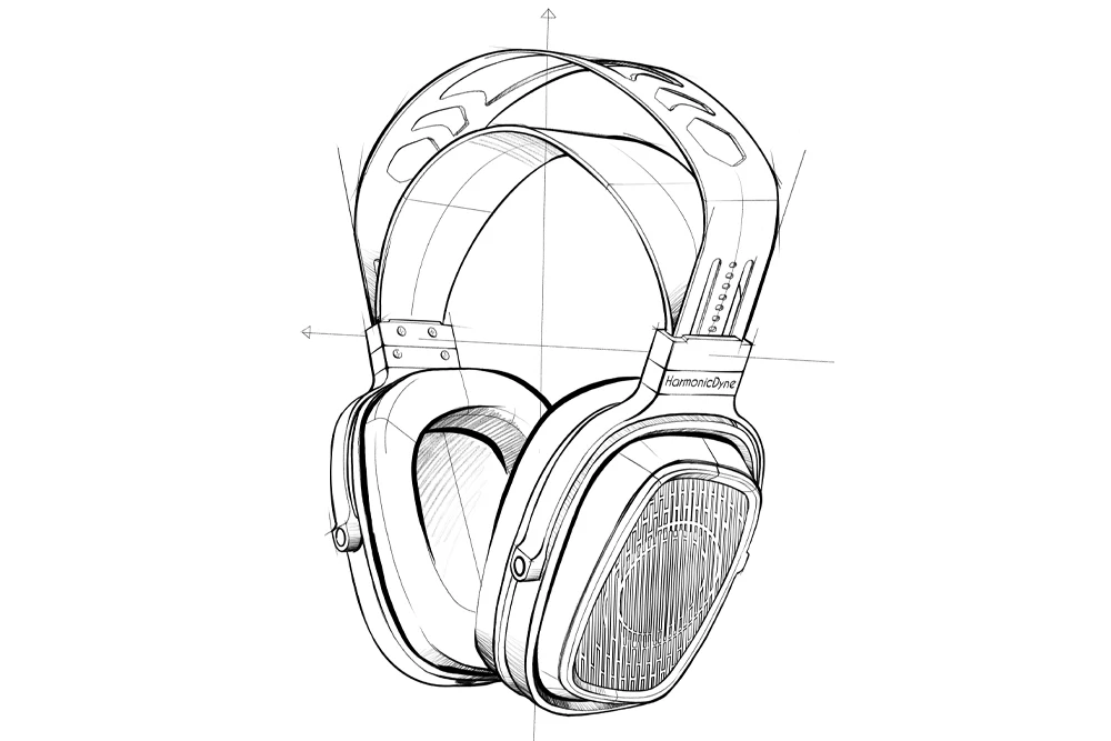 HarmonicDyne BAROQUE 60mm Dynamic Flagship Driver Over-ear Headphone - GreshamTech