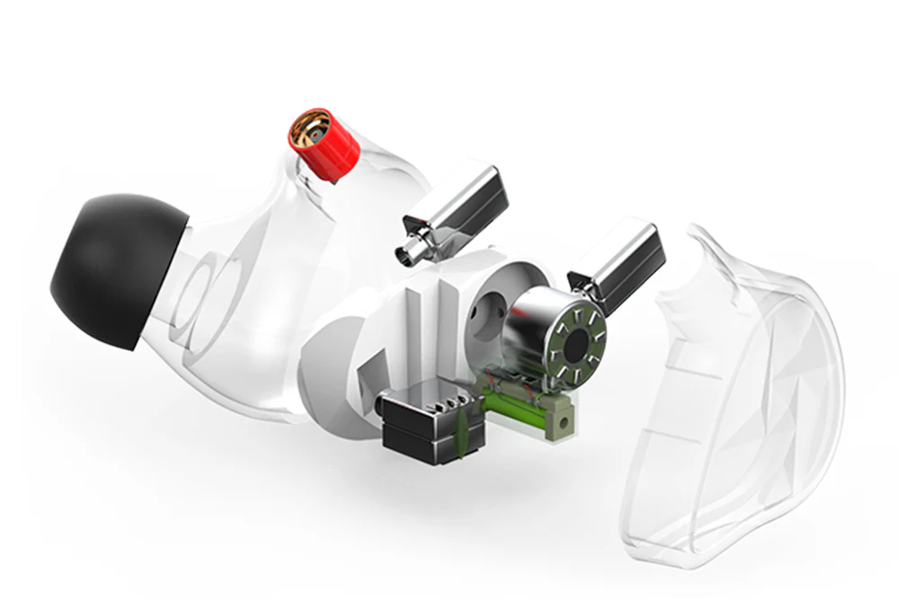 BGVP NE5 TI 1DD+2BA+2EST In-Ear Headphone - GreshamTech