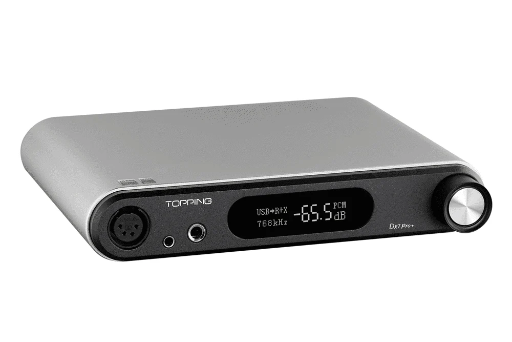 TOPPING DX7 Pro+ ES9038PRO Desktop DAC & Headphone Amplifier - GreshamTech