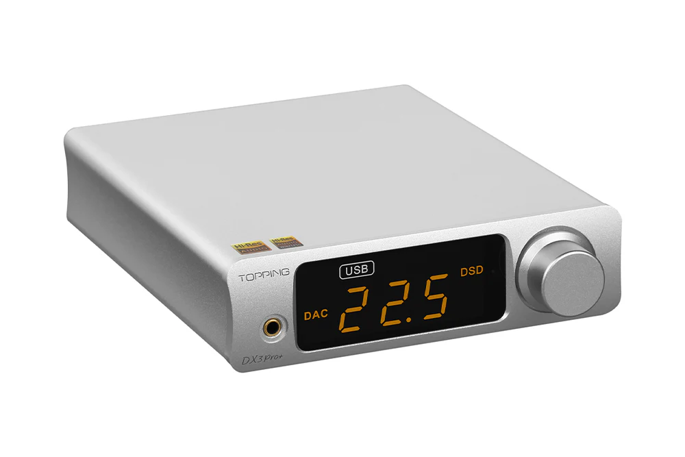 TOPPING DX3 Pro+ ES9038Q2M Desktop DAC & Headphone Amplifier - GreshamTech