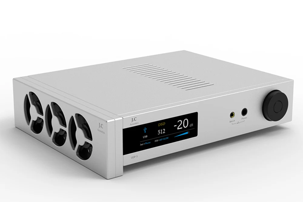 J.C Acoustics UDP-5 Dual ES9039Q2M Desktop DAC & Headphone Amplifier - GreshamTech