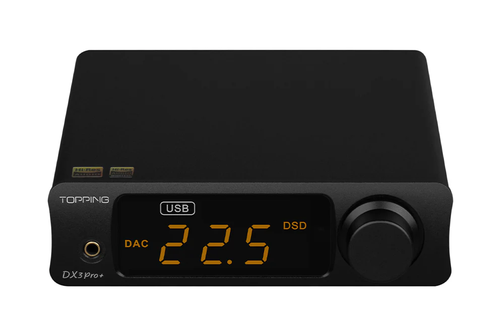 TOPPING DX3 Pro+ ES9038Q2M Desktop DAC & Headphone Amplifier - GreshamTech
