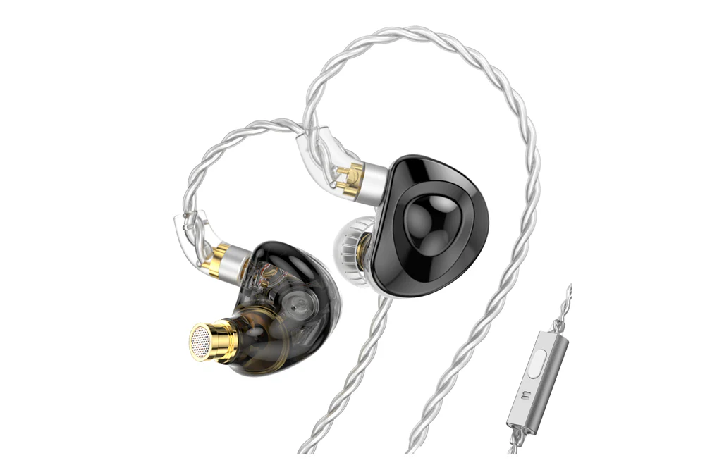 TRN MT4 Dual Dynamic Driver In-Ear Headphone - GreshamTech