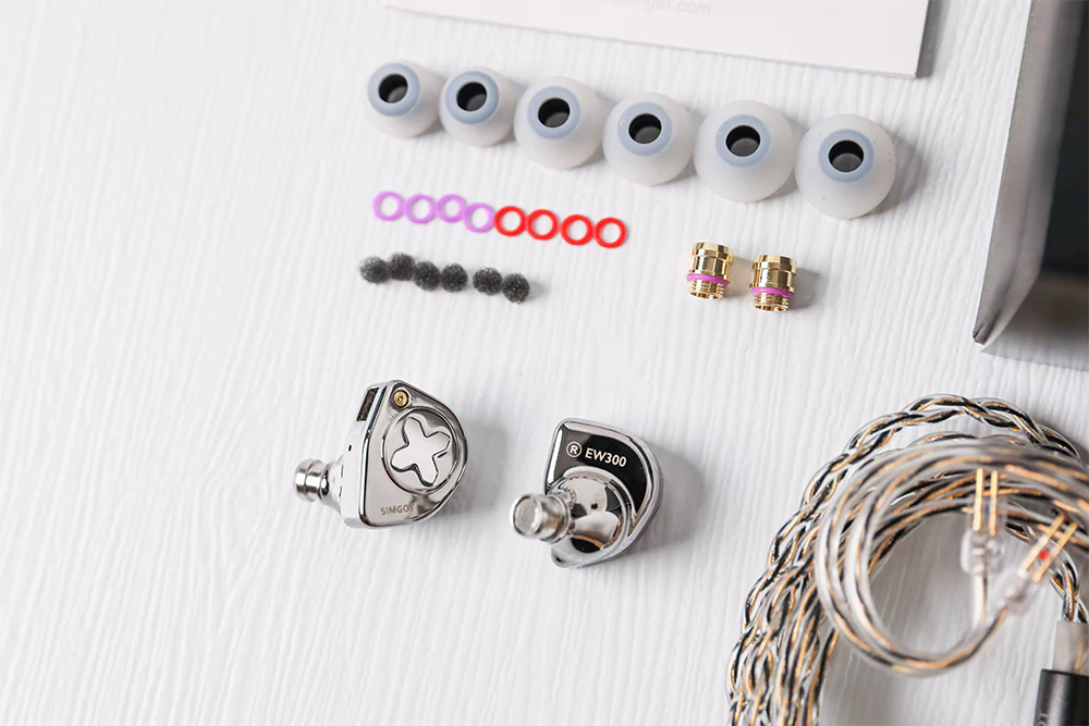 SIMGOT EW300 1DD+1Planar+1PZT In-Ear Headphone - GreshamTech