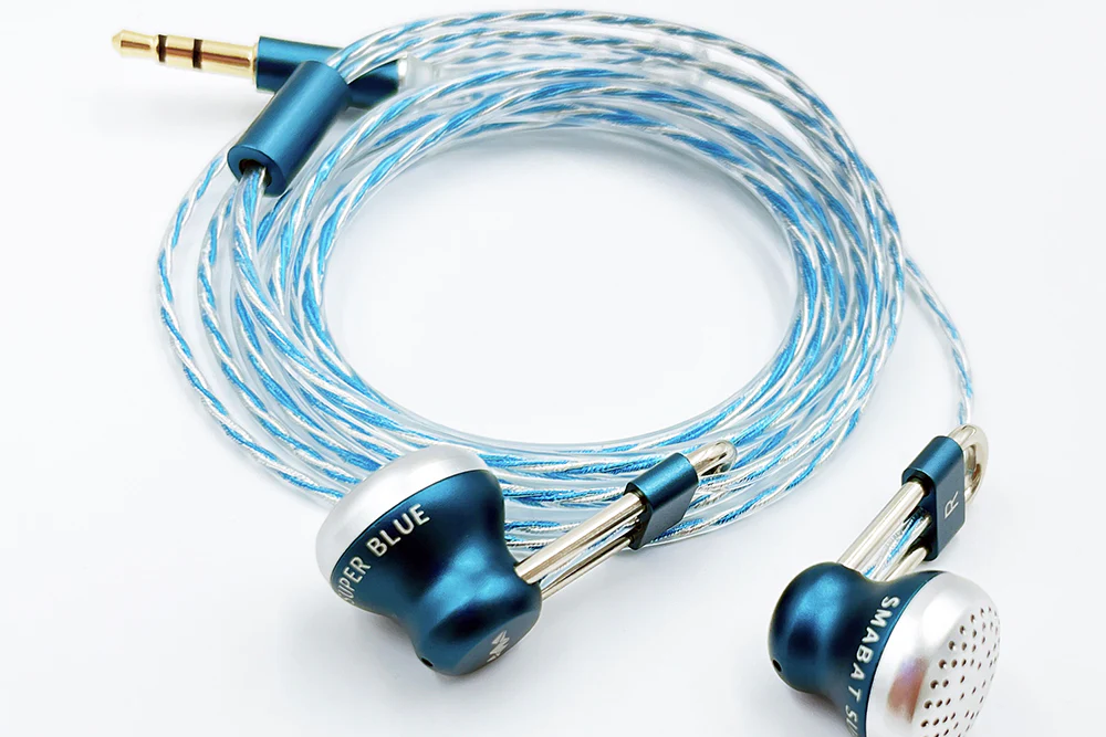 SMABAT Super Blue 14.2mm Dynamic Driver In-ear Headphone - GreshamTech