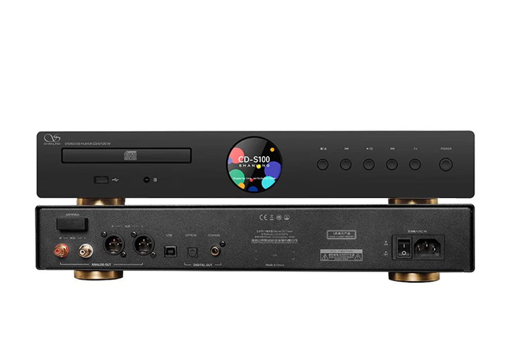 SHANLING CD S100 V25 Music Streamer & DAC & AMP & CD Player - GreshamTech