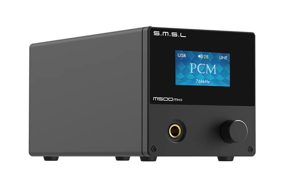 S.M.S.L M500 MKII ES9038PRO Desktop DAC & Headphone Amplifier - GreshamTech
