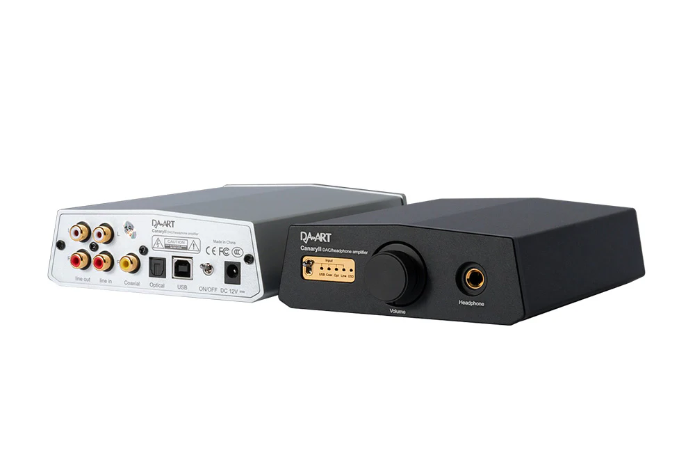 DAART CANARY II ESS9038Q2M Desktop DAC & Headphone Amplifier (YULONG) - GreshamTech