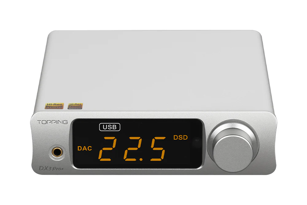 TOPPING DX3 Pro+ ES9038Q2M Desktop DAC & Headphone Amplifier - GreshamTech