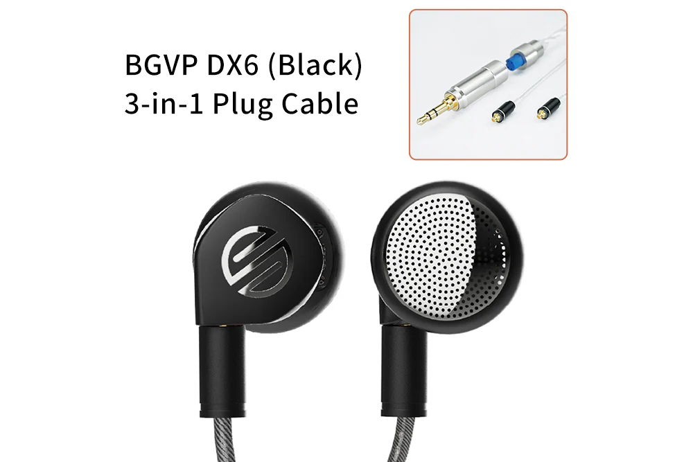 BGVP DX6 DD In-ear Headphone - GreshamTech