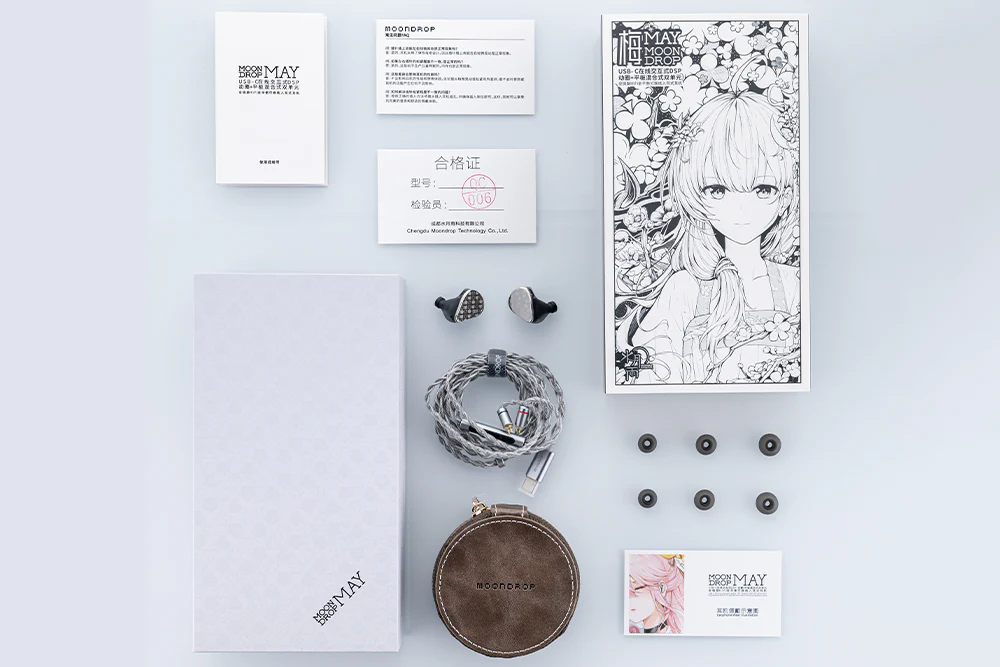 MOONDROP MAY Dynamic Driver + Planar Driver In-ear Headphone - GreshamTech