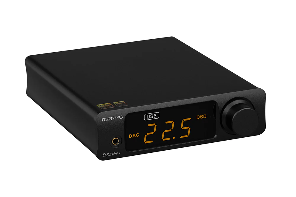 TOPPING DX3 Pro+ ES9038Q2M Desktop DAC & Headphone Amplifier - GreshamTech
