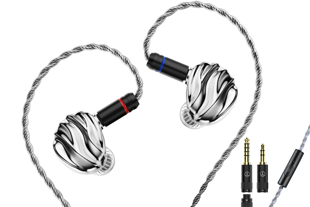 TRN SHELL 3DD+1Planar In-ear Headphone - GreshamTech
