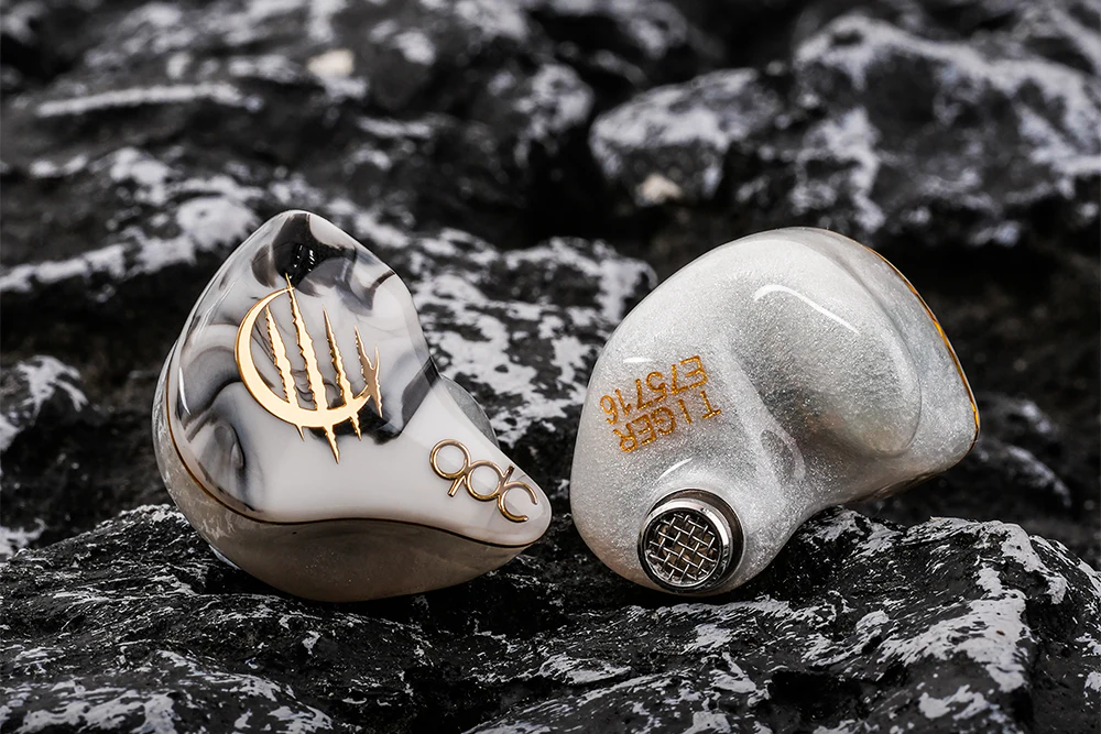 QDC x Aiuto White Tiger II 6BA+2EST In-Ear Headphone - GreshamTech