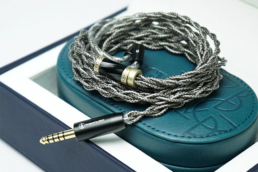 BGVP Gray Rose Headphone Upgrade Cable - GreshamTech