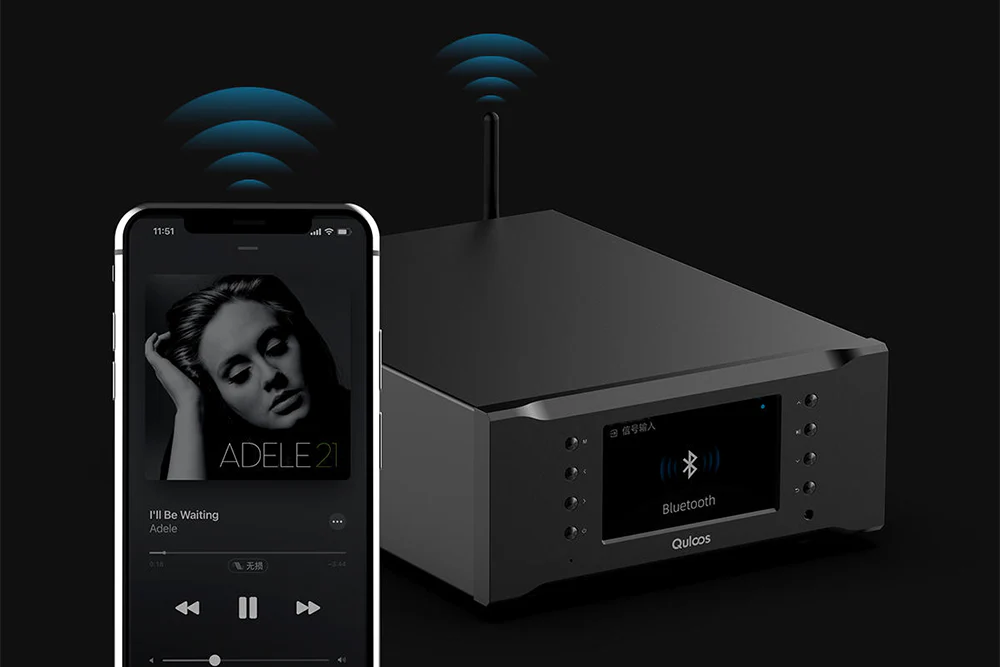 QULOOS QA662 Desktop DAC & Headphone Amplifier & Music Streamer - GreshamTech