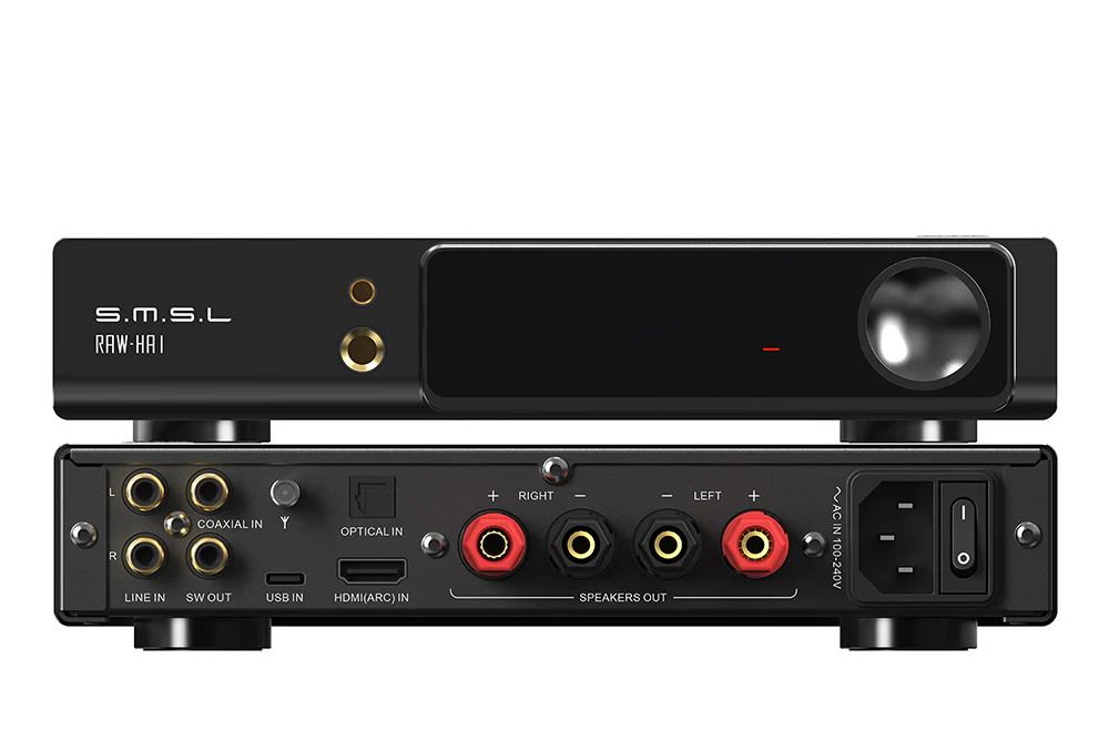 S.M.S.L RAW-HA1 CS43131 Headphone Amplifier & Speaker Amplifier - GreshamTech