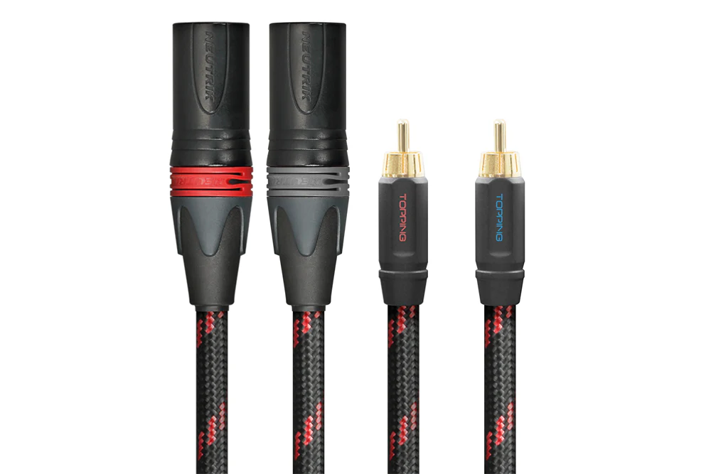 TOPPING TCRX1 RCA - XLR Cable - GreshamTech