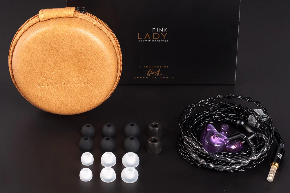 KINERA QOA Pink Lady 2BA+1DD In-ear Headphone - GreshamTech