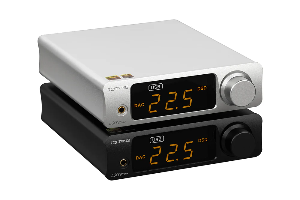 TOPPING DX3 Pro+ ES9038Q2M Desktop DAC & Headphone Amplifier - GreshamTech