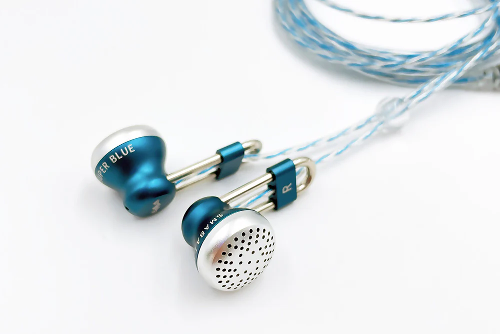 SMABAT Super Blue 14.2mm Dynamic Driver In-ear Headphone - GreshamTech