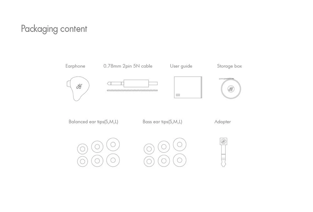 NFAUDIO NM2 Dual Dynamic Driver In-ear Headphone - GreshamTech
