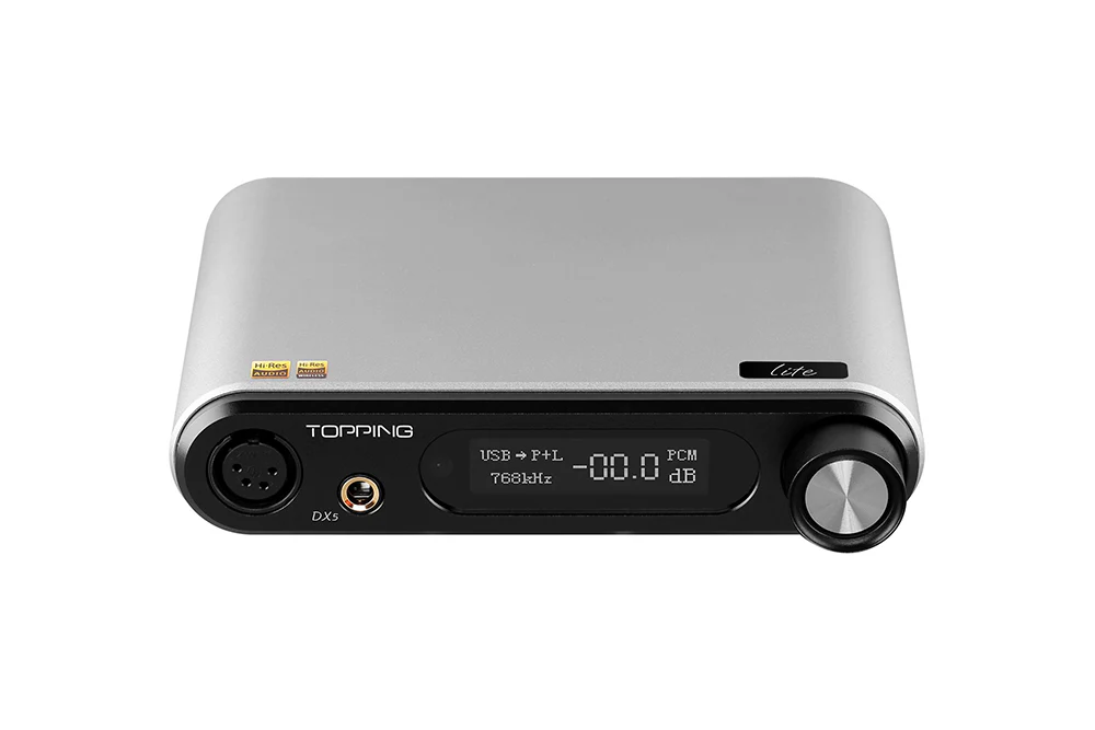 TOPPING DX5 Lite Dual ES9068AS Desktop DAC & Headphone Amplifier - GreshamTech